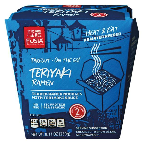 Teriyaki Ramen Noodle Takeout Box