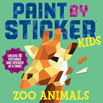 Paint by Sticker Kids: Zoo Animals