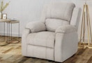 cream color Noble House reclining chair