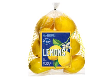 Kroger Bagged Lemons