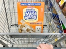 frosted mini-wheats cereal in a walgreens cart