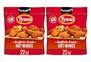 2 Tyson Any'tizers Hot Wings Bags