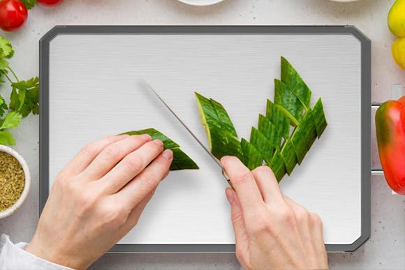 Dual-Sided Titanium Cutting Board, Just $21.59 on Amazon