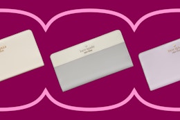 Kate Spade Madison Large Leather Wallet, Now $44.25 (Reg. $179) — Last Day card image