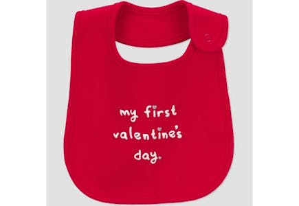 Carter's Valentines Day Bib
