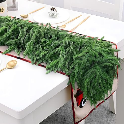 9 ft Norfolk Pine Christmas Garland