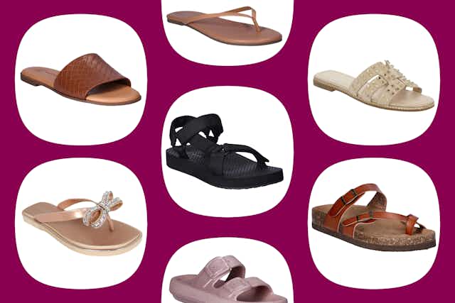 Clearance Shoe Deals at Walmart for Women — Prices Start at Just $5 card image