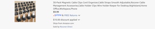Amazon Magnetic Cable Clips 2025 2