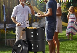 Score This Multi-Use Costway Charcoal Smoker for Only $84.99 at Walmart card image