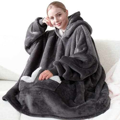 Adult Wearable Blanket Hoodie