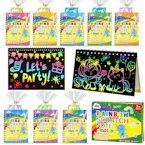 Rainbow Scratch Notebooks 4-Pack