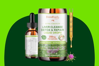 Liver Cleanse Detox & Repair Drops - Liver Supplement w/Milk Thistle Silymarin, Artichoke & Dandelion for Liver Detox & Support
