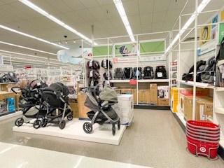 baby car seat area
