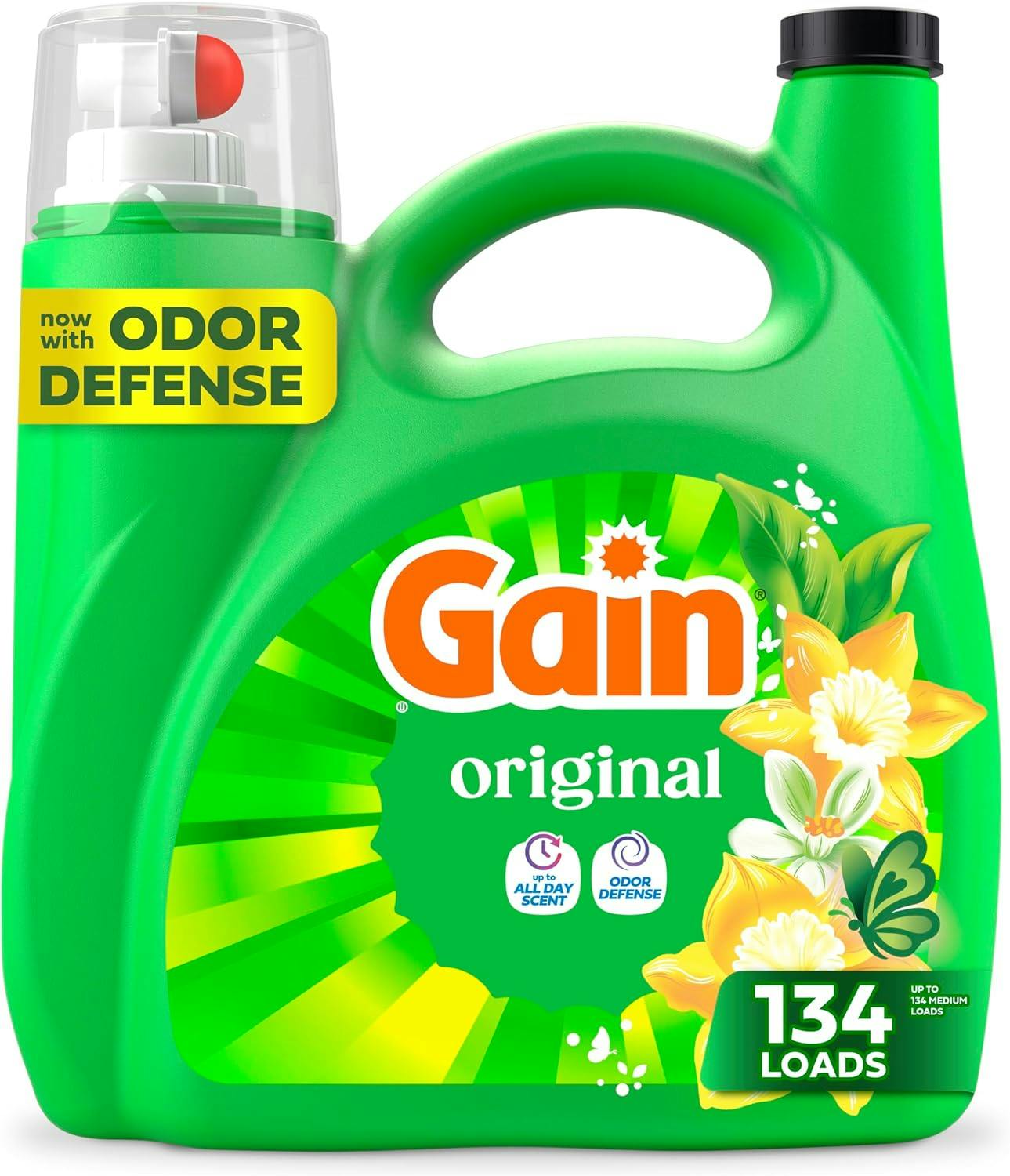 4 Gain Jumbo Laundry Detergents