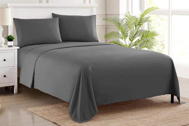 Queen-Size Bed Sheets, Only $8.76 on Amazon card image