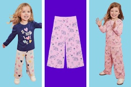 Three different prints of Garanimals Toddler Thermal Pants
