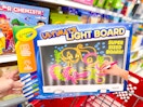 Crayola Ultimate Light Board in a Target aidsle
