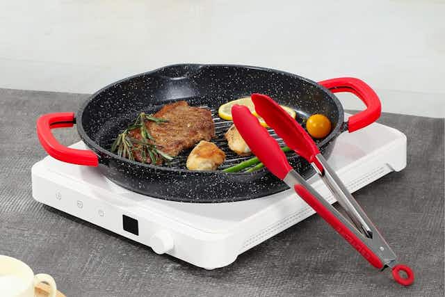 Nonstick Grill Pan, Only $19.99 on Amazon (Reg. $29.99) card image