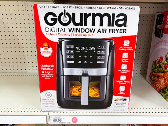 Gourmia 6-Quart Digital Air Fryer, Only $33.24 at Target (Best Price Ever)