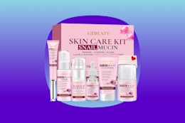 Snail Mucin 6-Piece Skin Care Set, Only $9 With Amazon Discounts card image