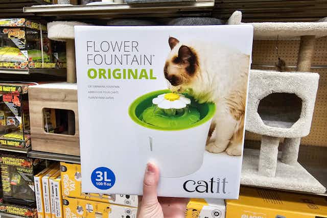 Highly Reviewed Cat Water Fountain, Just $15.22 at Petco (Reg. $32.99) card image