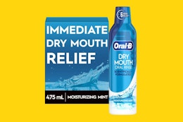 2 Oral-B Dry Mouth Mouthwashes, as Low as $11.58 on Amazon (Reg. $16.40) card image