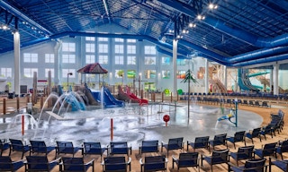 Great Wolf Lodge indoor water park. 