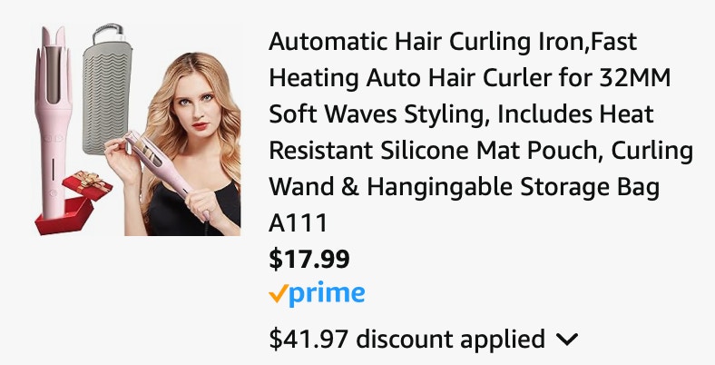 PENGFEIW-O Automatic Hair Curling Iron,Fast Heating Auto Hair Curler