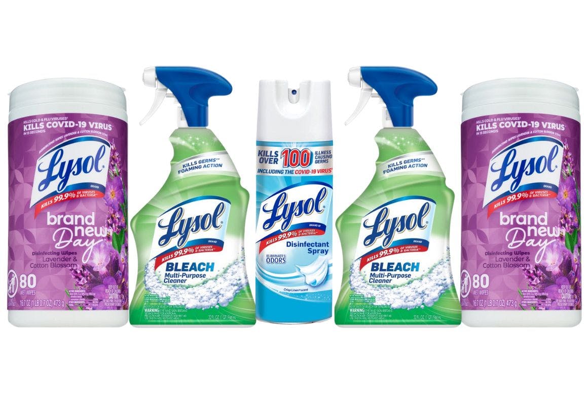 5 Lysol Products