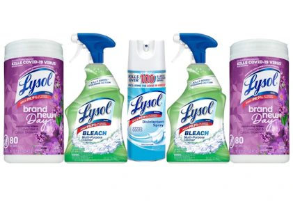 5 Lysol Products