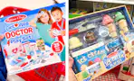 Melissa & Doug doctor and ice cream play sets