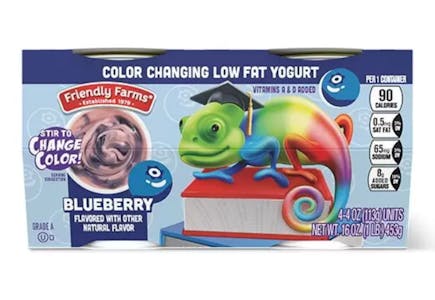 Friendly Farms Color Changing Yogurt