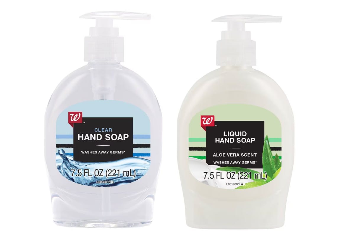 2 Walgreens Hand Soaps