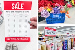 Hobby Lobby Sale Schedule: Here's When Markdowns Will Happen in 2025 card image