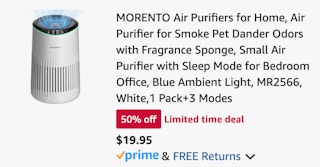 air purifier deal amazon