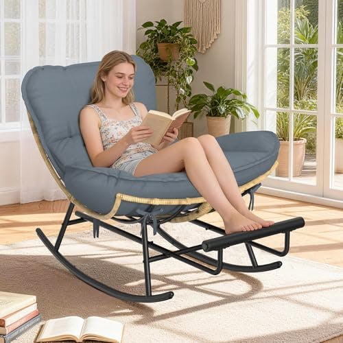 Papasan Rocking Chair