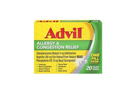 2 Advil Allergy Relief Tablets Boxes