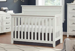 white convertible crib