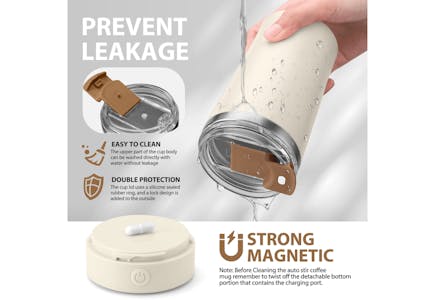 Self-Stirring Coffee Mug