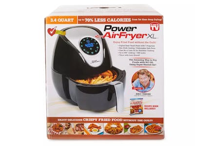 As Seen On TV Digital Touch Panel 3.4-Quart Power Air Fryer XL