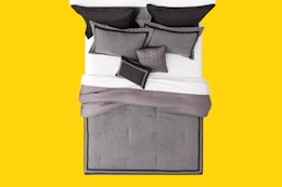 8-Piece King Comforter Sets, Only $47 at Target (Reg. $99) — Going Fast card image