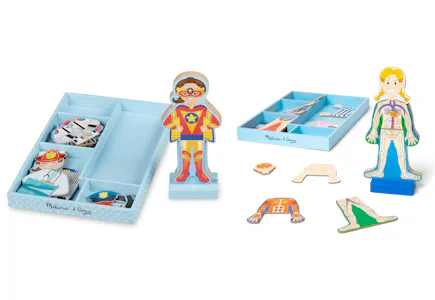 2 Melissa & Doug Dress-Up Dolls