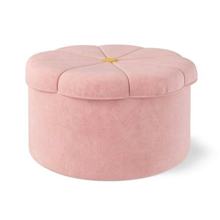 Daisy Plush Storage Ottoman