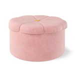 Daisy Plush Storage Ottoman