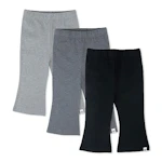Kids' Flare Legging Pants 3-Pack