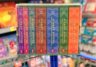 harry potter book set on walmart cart