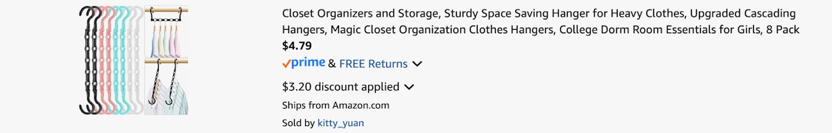 Amazon Closet Organizer Hangers 2025