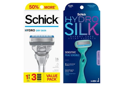 2 Schick Razors