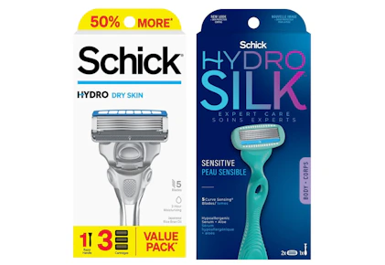 2 Schick Razors