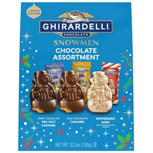 Ghirardelli Chocolate Snowmen Bag
